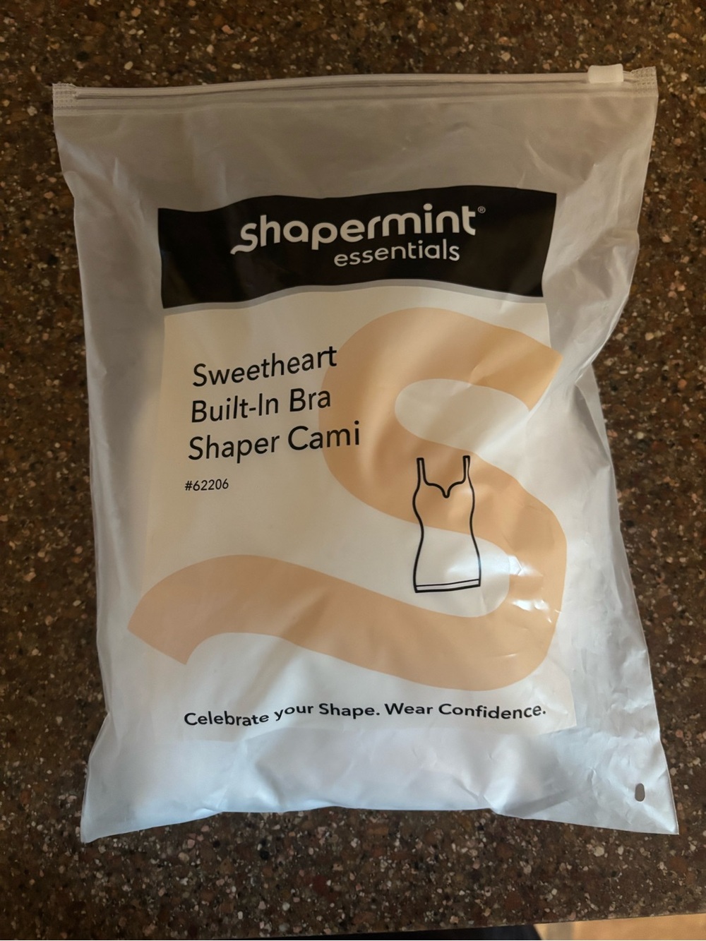Shapermint Essentials Sweetheart Built-In Bra Shaper Cami - Beige